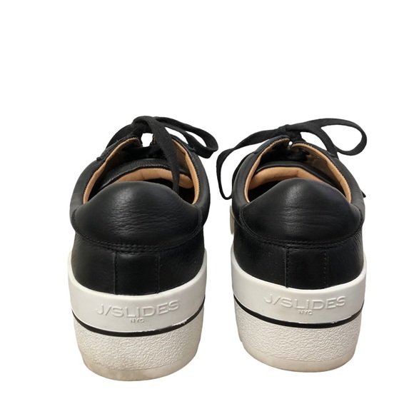 J Slides Platform Eve Leather Sneakers Size 8.5 - Picture 4 of 7